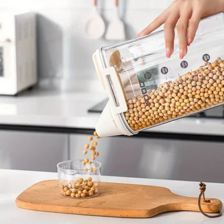 Pote Hermético Dispenser com Copo Medidor Bico Dosador