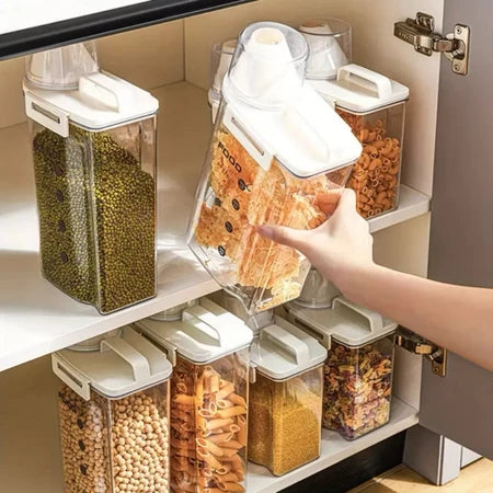 Pote Hermético Dispenser com Copo Medidor Bico Dosador