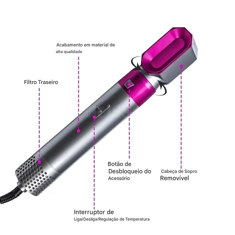 Escova Modeladora 5 em 1