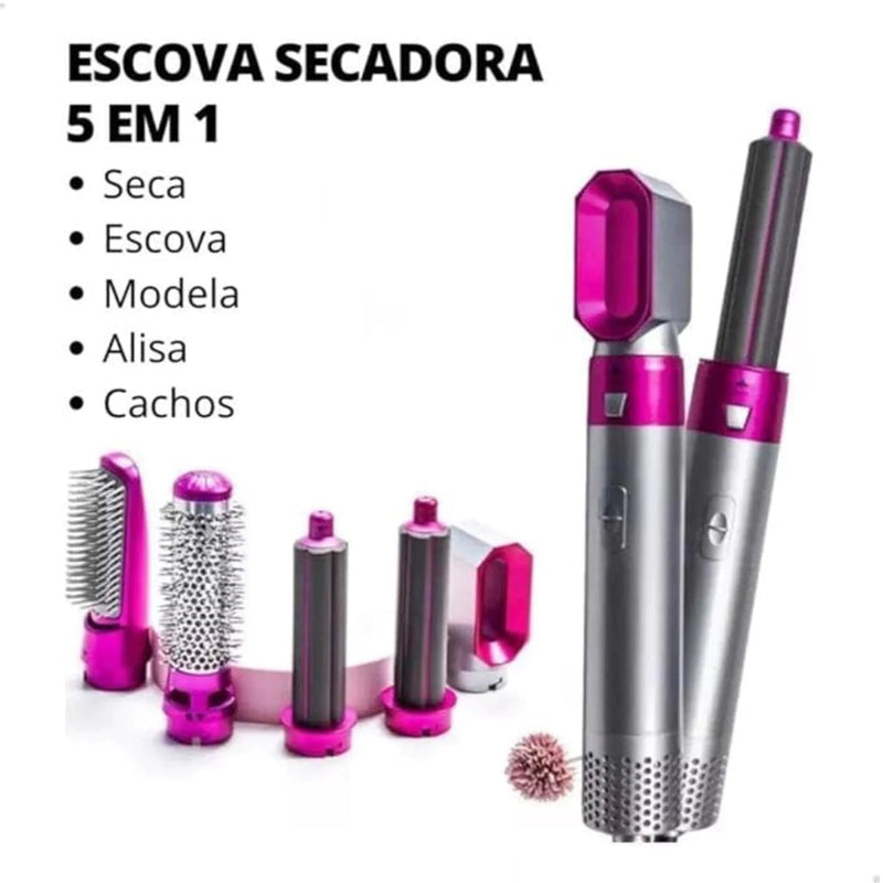 Escova Modeladora 5 em 1